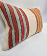 Turkish Hemp Pillow Cushion Natural Cream Red Blue Yellow Pillow Cushion Cover 16" x 24" #9046