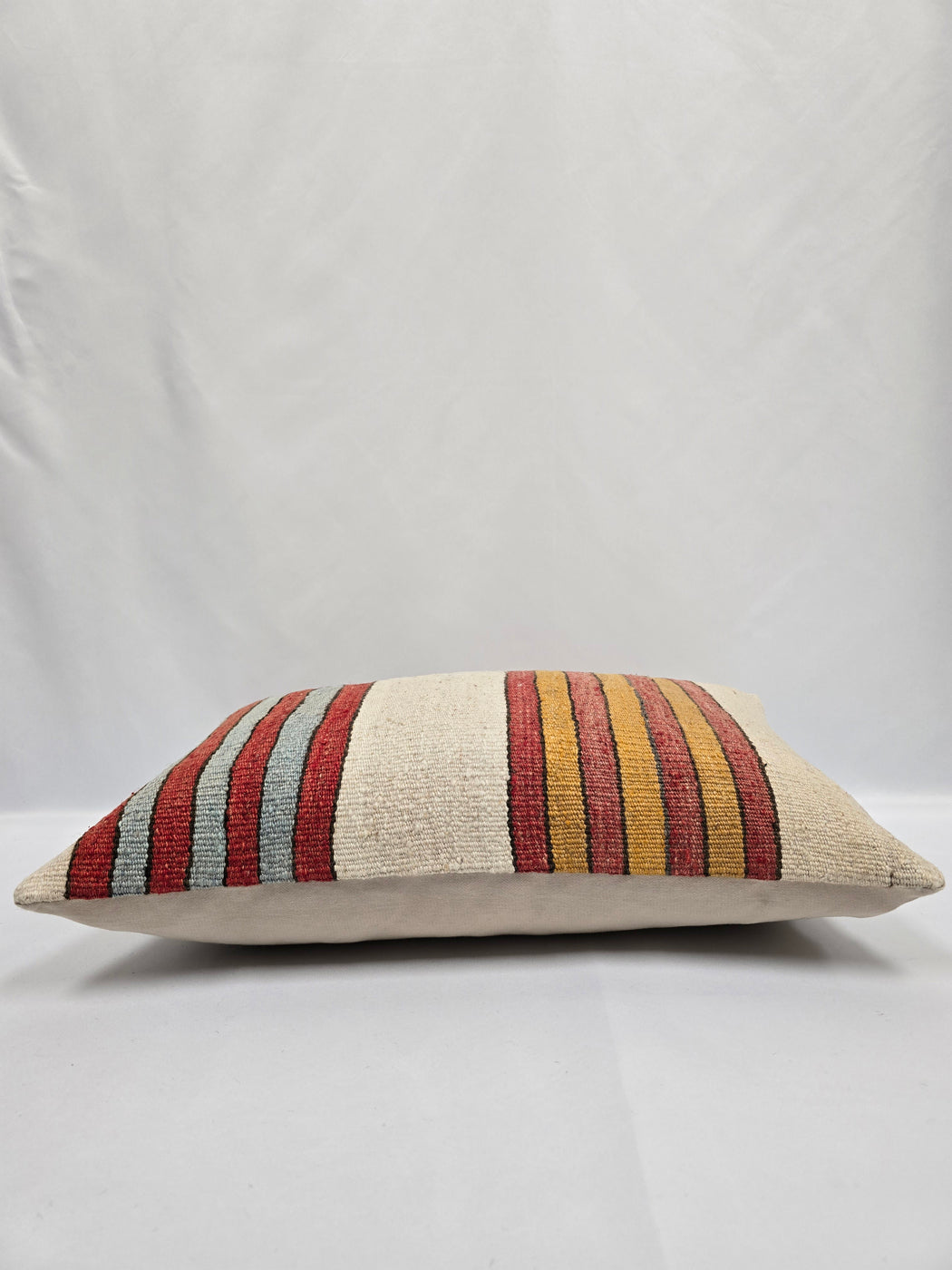 Turkish Hemp Pillow Cushion Natural Cream Red Blue Yellow Pillow Cushion Cover 16" x 24" #9046