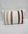 Turkish Hemp Pillow Cushion Natural Beige Brown Green Pillow Cushion Cover 16" x 24" #9044