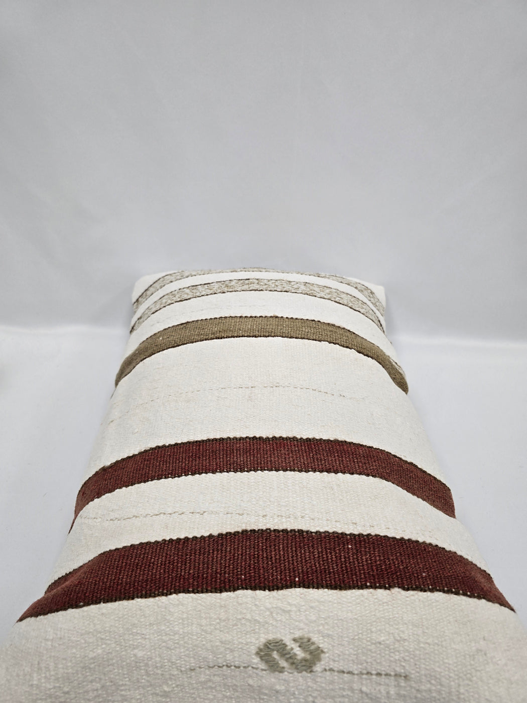Turkish Hemp Pillow Cushion Natural Beige Brown Green Pillow Cushion Cover 16" x 24" #9044