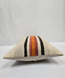 Turkish Hemp Pillow Cushion Natural Red Orange Cream Pillow Cushion Cover 16" x 24" #9025