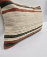Turkish Hemp Pillow Cushion Natural Brown Cream Pillow Cushion Cover 16" x 24" #9021