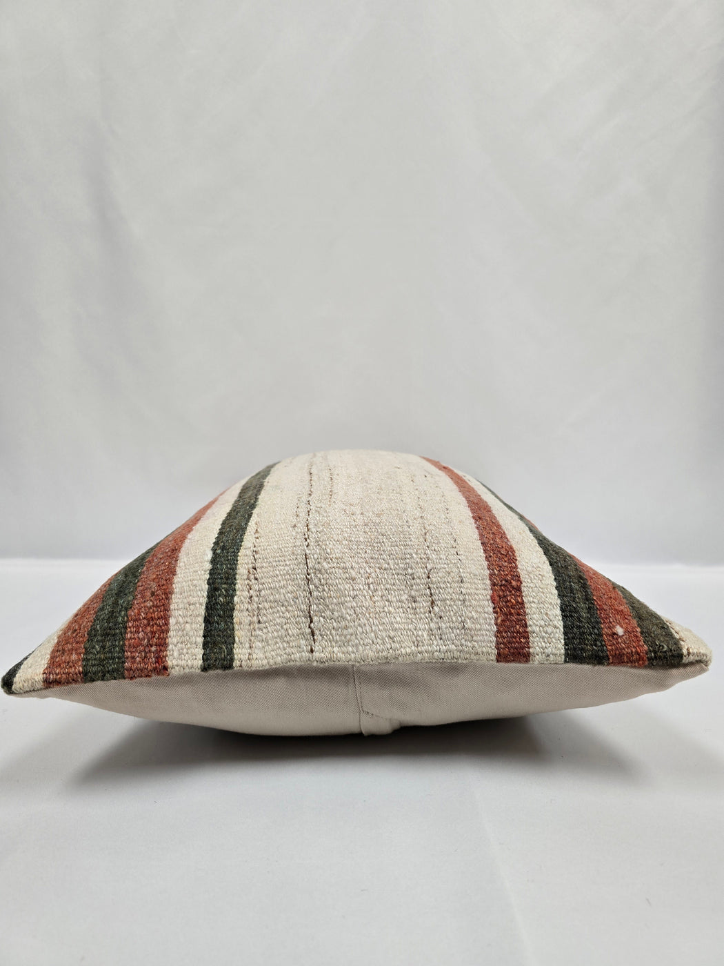 Turkish Hemp Pillow Cushion Natural Brown Cream Pillow Cushion Cover 16" x 24" #9021