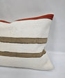 Turkish Hemp Pillow Cushion Natural Cream Green Red Pillow Cushion Cover 16" x 24" #9017