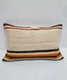 Turkish Hemp Pillow Cushion Natural Cream Brown Orange Pillow Cushion Cover 16" x 24" #9016
