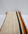 Turkish Hemp Pillow Cushion Natural Cream Brown Orange Pillow Cushion Cover 16" x 24" #9016