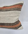 Turkish Hemp Pillow Cushion Natural Cream Brown Pillow Cushion Cover 16" x 24" #9015
