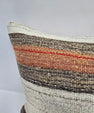 Turkish Hemp Pillow Cushion Natural Cream Brown Pillow Cushion Cover 16" x 24" #9015
