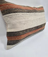 Turkish Hemp Pillow Cushion Natural Cream Brown Pillow Cushion Cover 16" x 24" #9015