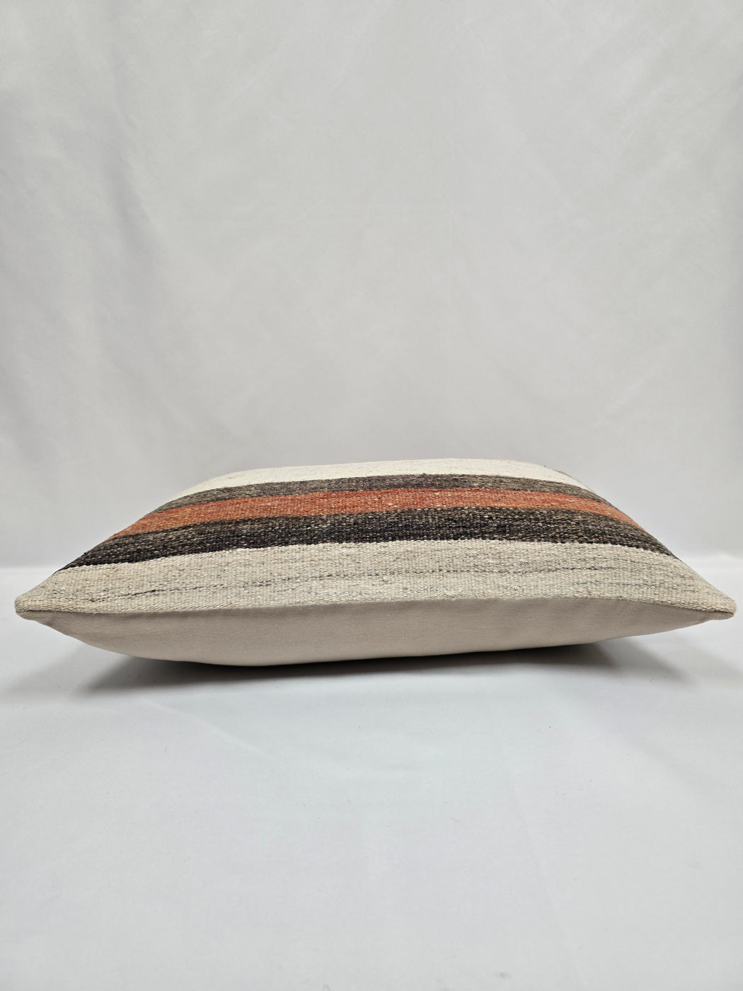 Turkish Hemp Pillow Cushion Natural Cream Brown Pillow Cushion Cover 16" x 24" #9015