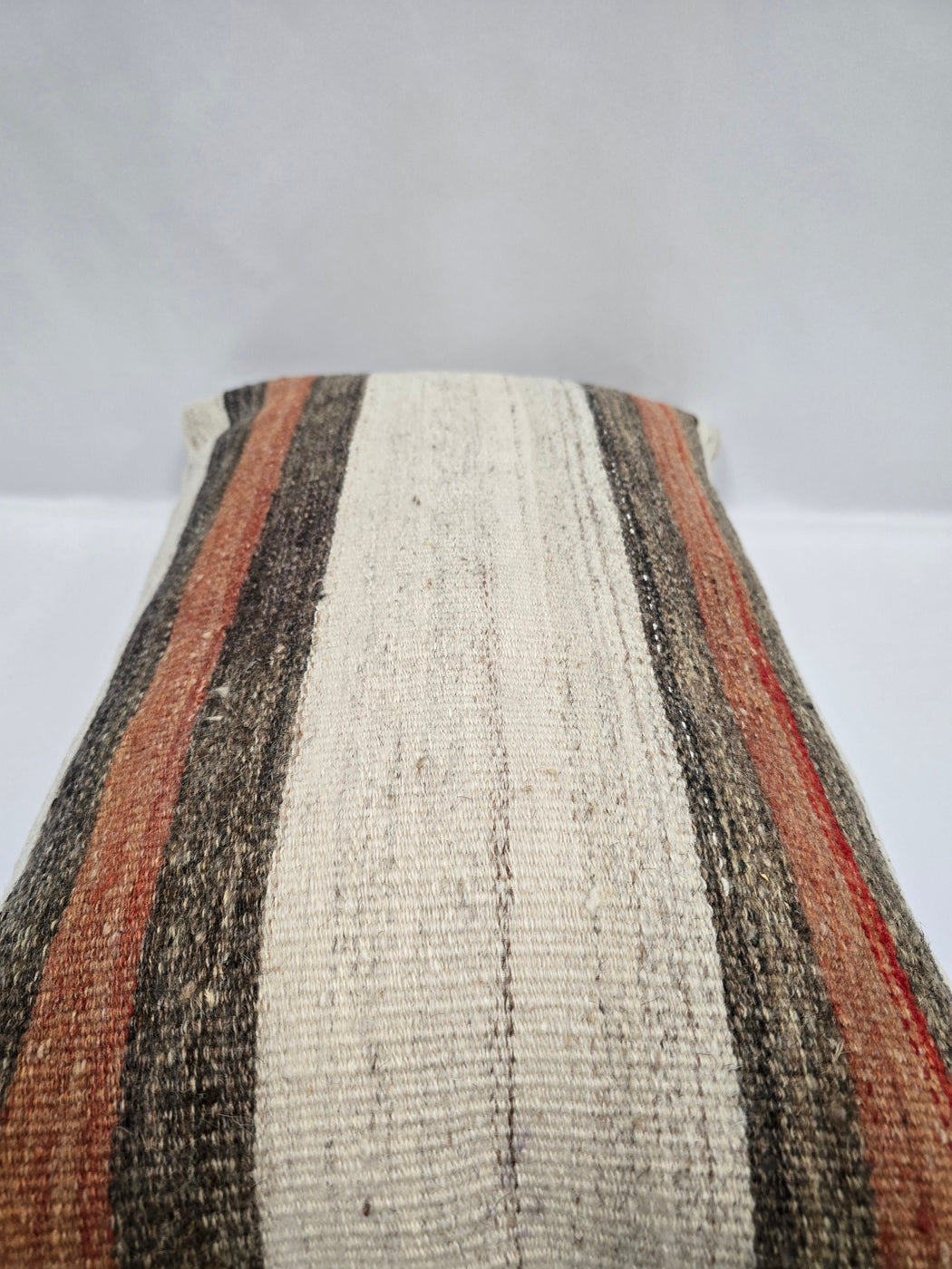 Turkish Hemp Pillow Cushion Natural Cream Brown Pillow Cushion Cover 16" x 24" #9015