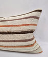 Turkish Hemp Pillow Cushion Natural Cream Brown Green Pillow Cushion Cover 16" x 24" #9014