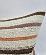 Turkish Hemp Pillow Cushion Natural Cream Brown Green Pillow Cushion Cover 16" x 24" #9014