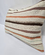 Turkish Hemp Pillow Cushion Natural Cream Brown Green Pillow Cushion Cover 16" x 24" #9014