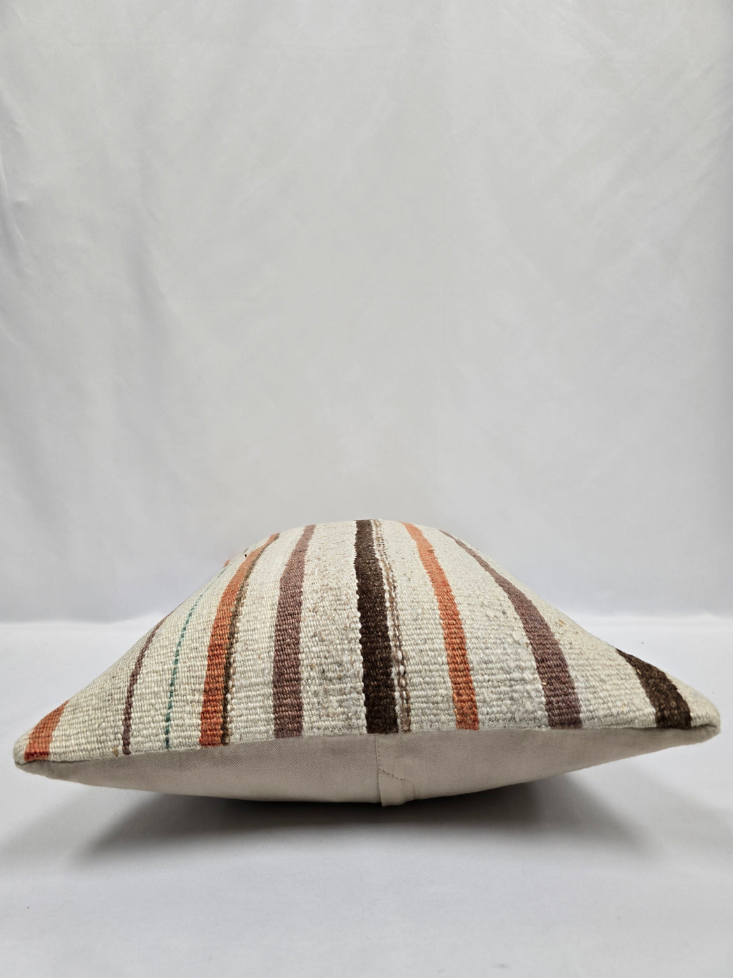 Turkish Hemp Pillow Cushion Natural Cream Brown Green Pillow Cushion Cover 16" x 24" #9014