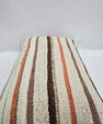Turkish Hemp Pillow Cushion Natural Cream Brown Green Pillow Cushion Cover 16" x 24" #9014