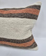 Turkish Hemp Pillow Cushion Natural Cream Brown Pillow Cushion Cover 16" x 24" #9013