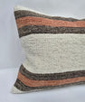 Turkish Hemp Pillow Cushion Natural Cream Brown Pillow Cushion Cover 16" x 24" #9013