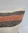 Turkish Hemp Pillow Cushion Natural Cream Brown Pillow Cushion Cover 16" x 24" #9013