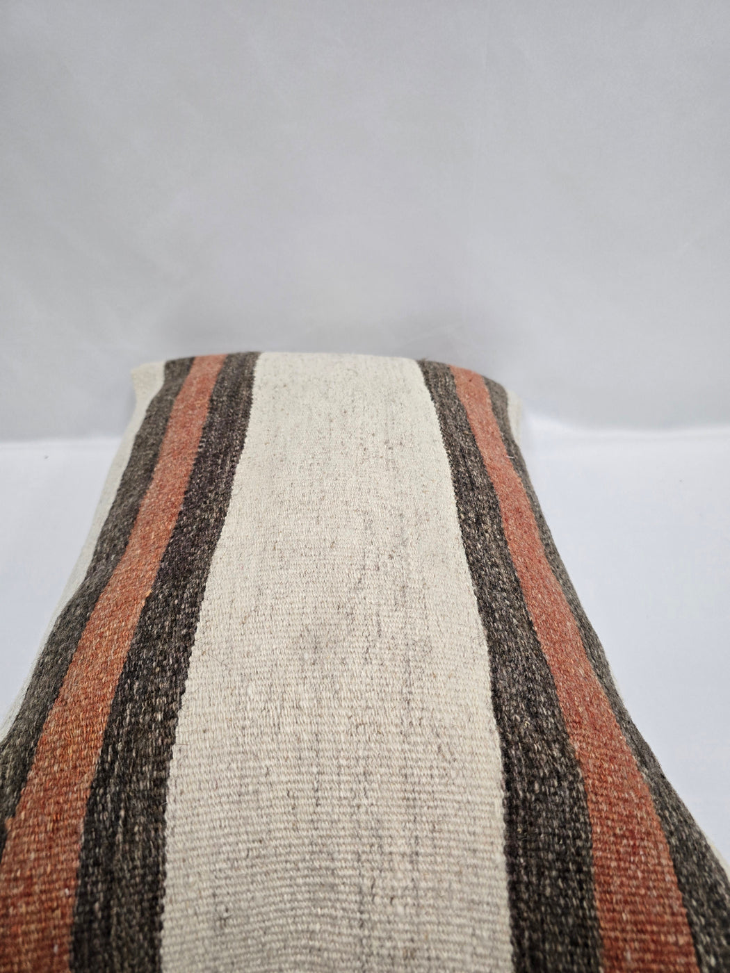 Turkish Hemp Pillow Cushion Natural Cream Brown Pillow Cushion Cover 16" x 24" #9013