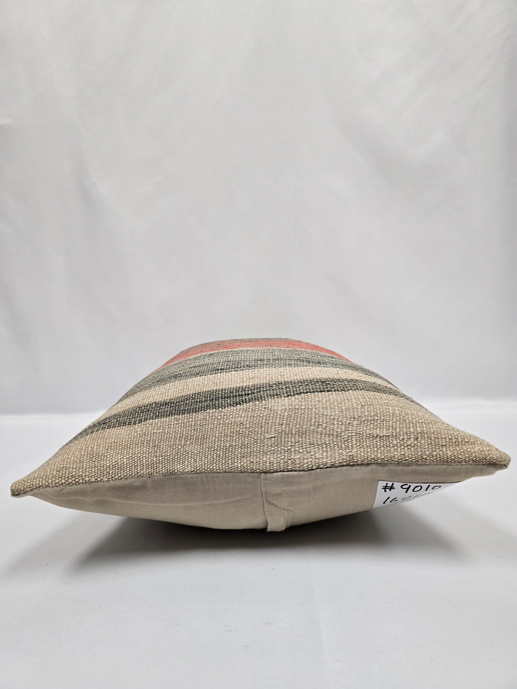 Turkish Hemp Pillow Cushion Natural Cream Red Gray Pillow Cushion Cover 16" x 24" #9010