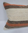 Turkish Hemp Pillow Cushion Natural Cream Brown Pillow Cushion Cover 16" x 24" #9008