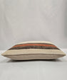 Turkish Hemp Pillow Cushion Natural Cream Brown Pillow Cushion Cover 16" x 24" #9008