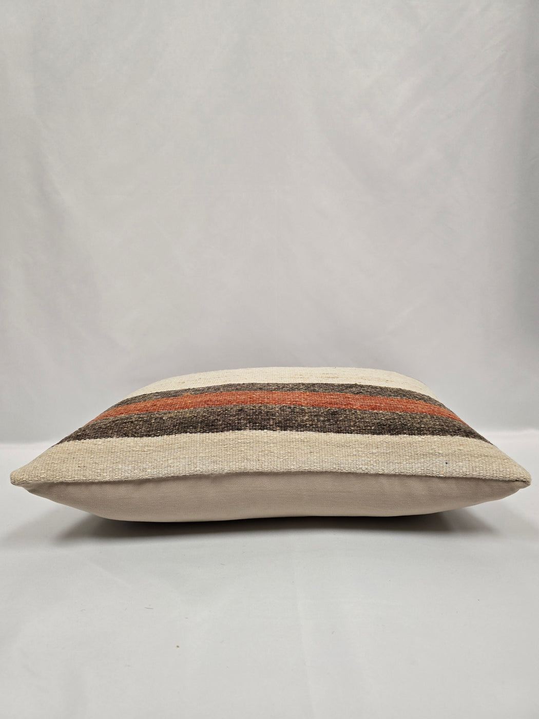 Turkish Hemp Pillow Cushion Natural Cream Brown Pillow Cushion Cover 16" x 24" #9008