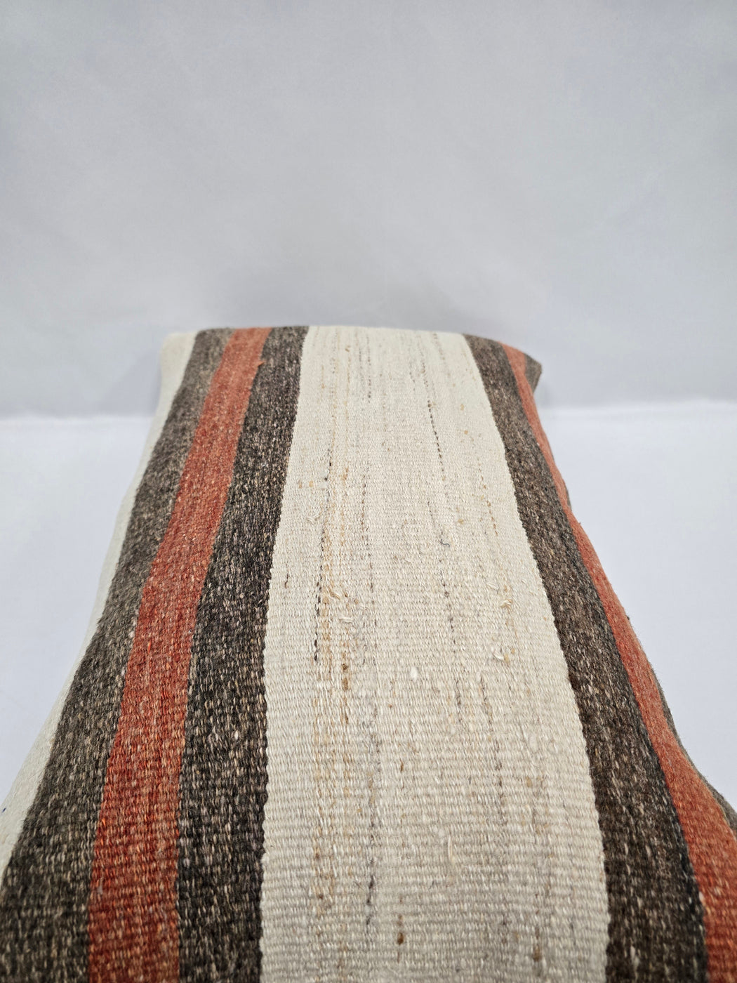 Turkish Hemp Pillow Cushion Natural Cream Brown Pillow Cushion Cover 16" x 24" #9008