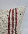 Turkish Hemp Pillow Cushion Natural Cream Black Pillow Cushion Cover 16" x 24" #9143