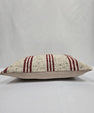 Turkish Hemp Pillow Cushion Natural Cream Black Pillow Cushion Cover 16" x 24" #9143