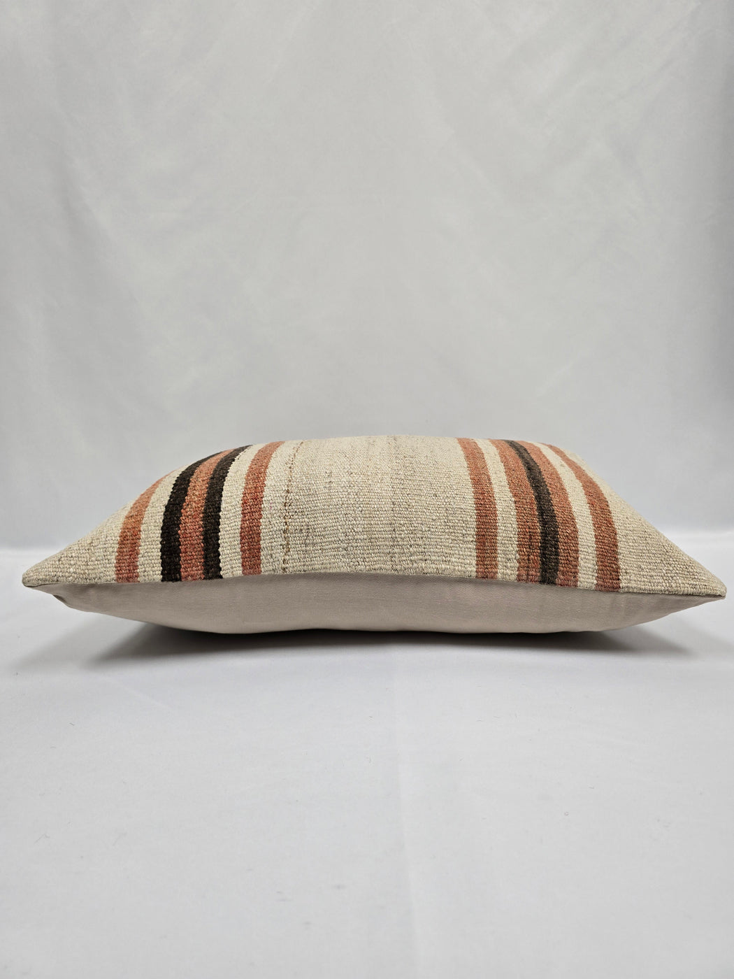 Turkish Hemp Pillow Cushion Natural Cream Brown Pillow Cushion Cover 16" x 24" #9004