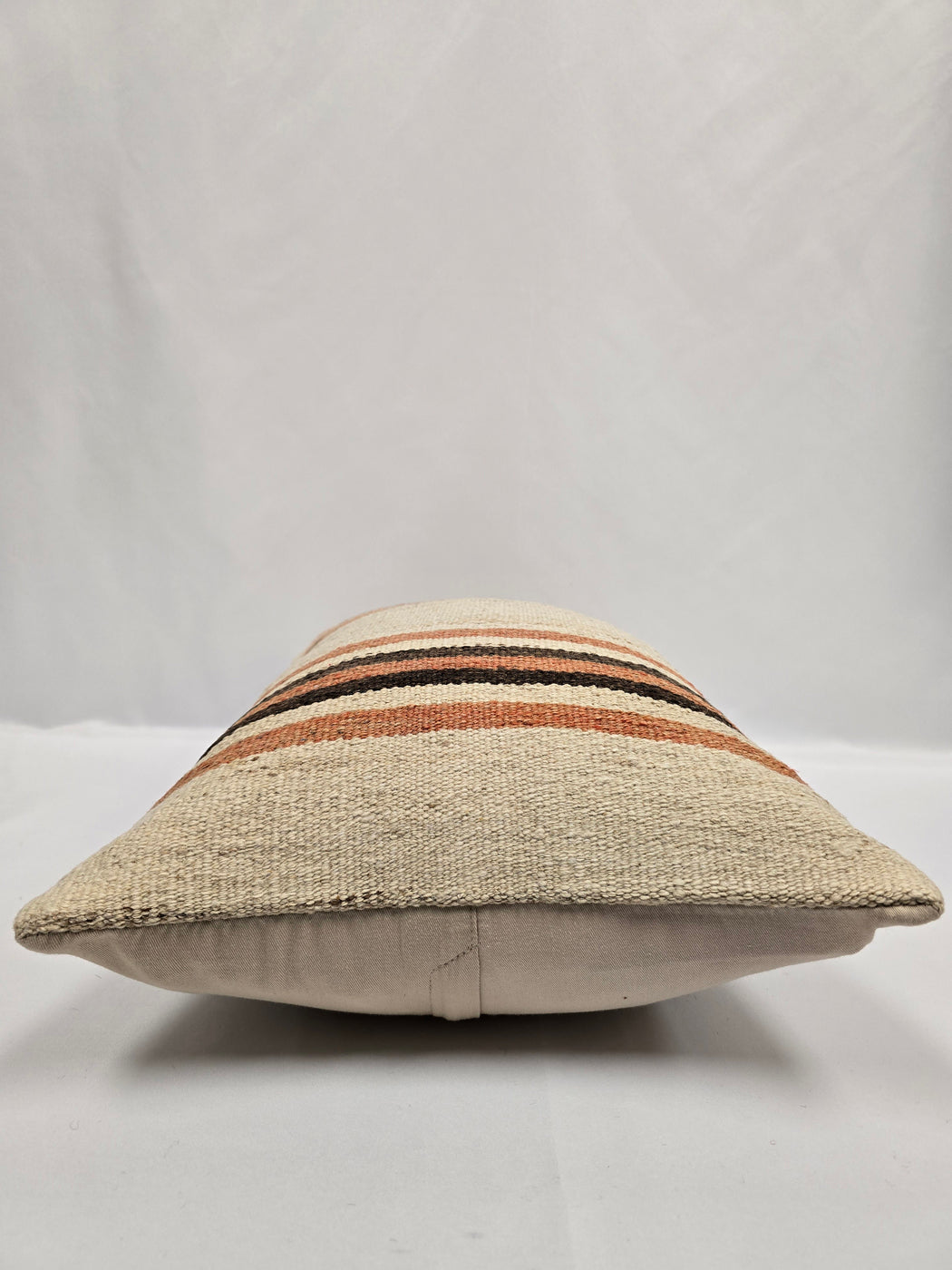 Turkish Hemp Pillow Cushion Natural Cream Brown Pillow Cushion Cover 16" x 24" #9004
