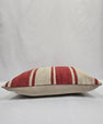 Turkish Hemp Pillow Cushion Natural Cream Red Pillow Cushion Cover 16" x 24" #9002