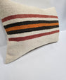 Turkish Hemp Pillow Cushion Natural Cream Red Orange Pillow Cushion Cover 16" x 24" #9003