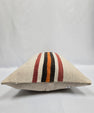 Turkish Hemp Pillow Cushion Natural Cream Red Orange Pillow Cushion Cover 16" x 24" #9003