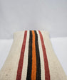 Turkish Hemp Pillow Cushion Natural Cream Red Orange Pillow Cushion Cover 16" x 24" #9003