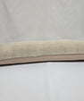 Turkish Lumbar Rug Pillow Cream Brown Cushion Cover Hemp Pillow 14" x 40" #9458