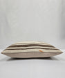 Turkish Hemp Pillow Cushion Natural Cream Brown Pillow Cushion Cover 16" x 24" #9140