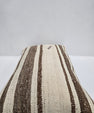Turkish Hemp Pillow Cushion Natural Cream Brown Pillow Cushion Cover 16" x 24" #9140