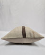Turkish Hemp Pillow Cushion Natural Cream Brown Pillow Cushion Cover 16" x 24" #9135
