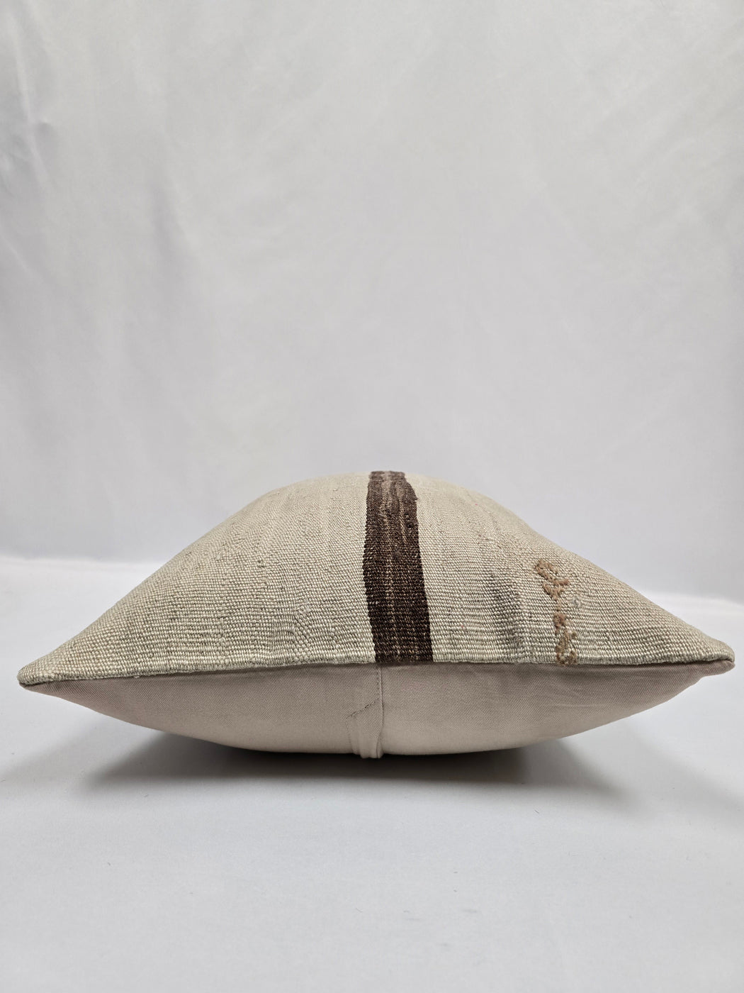 Turkish Hemp Pillow Cushion Natural Cream Brown Pillow Cushion Cover 16" x 24" #9135