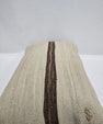 Turkish Hemp Pillow Cushion Natural Cream Brown Pillow Cushion Cover 16" x 24" #9135