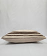 Turkish Hemp Pillow Cushion Natural Cream Brown Pillow Cushion Cover 16" x 24" #9134