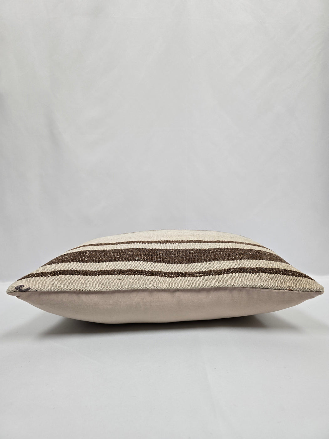 Turkish Hemp Pillow Cushion Natural Cream Brown Pillow Cushion Cover 16" x 24" #9134