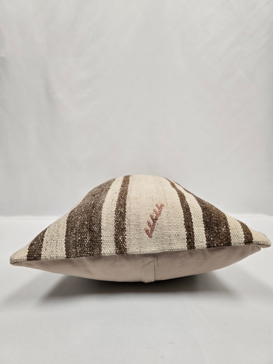 Turkish Hemp Pillow Cushion Natural Cream Brown Pillow Cushion Cover 16" x 24" #9134