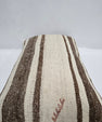 Turkish Hemp Pillow Cushion Natural Cream Brown Pillow Cushion Cover 16" x 24" #9134