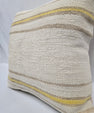 Turkish Hemp Pillow Cushion Natural Cream Yellow Pillow Cushion Cover 24" x 24" #9343