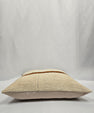Turkish Hemp Pillow Cushion Natural Cream Black Orange Pillow Cushion Cover 24" x 24" #9347