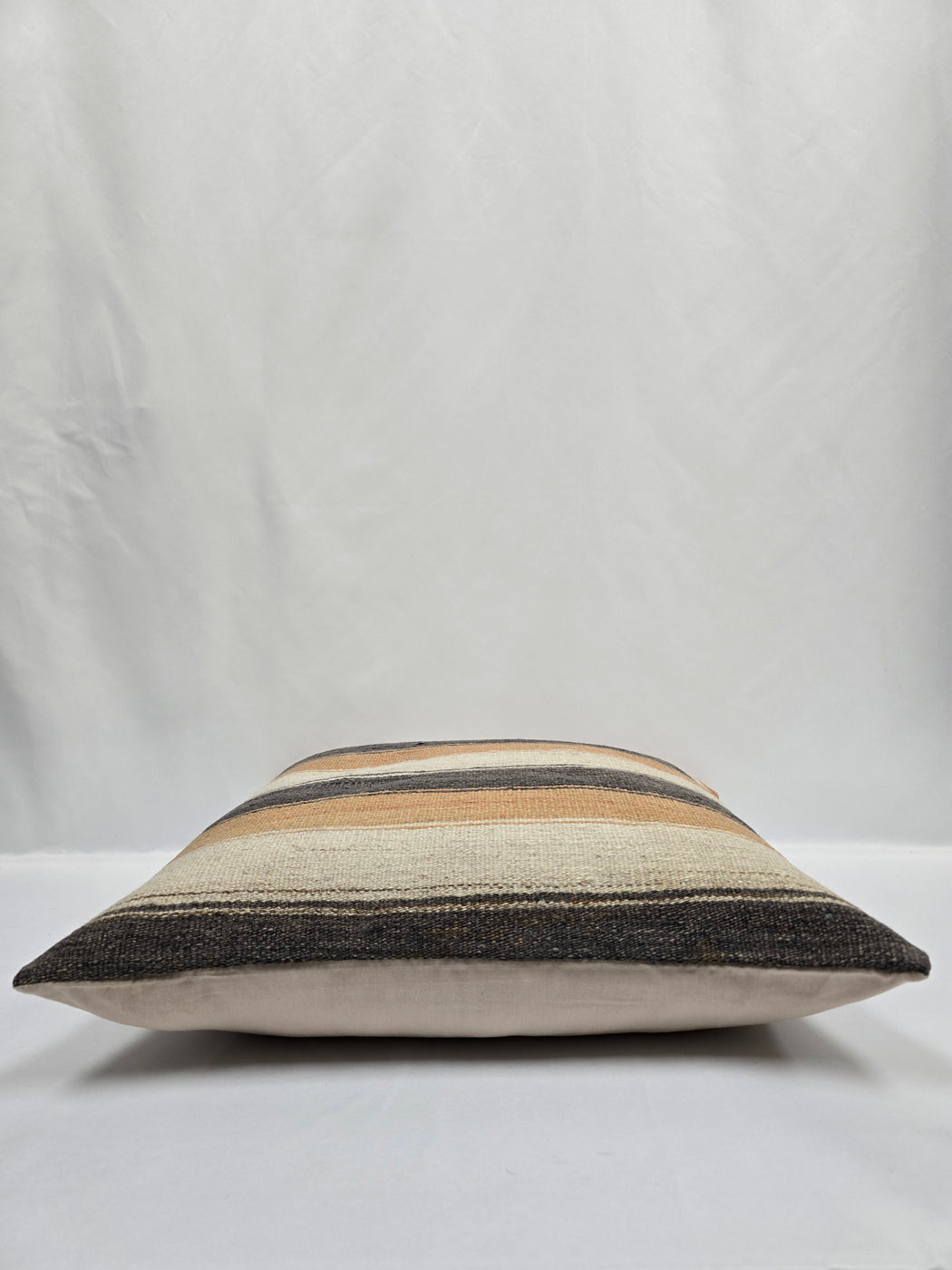 Turkish Hemp Pillow Cushion Natural Cream Brown Pillow Cushion Cover 24" x 24" #9345